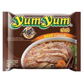 泰国进口 YUMYUM 浓汤面 牛肉味 袋装 60g